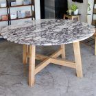 Mesas de comedor de marmol y madera - Tamaños personalizados - Caliza Marmol
